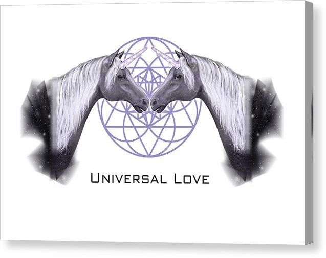 Universal Love Unicorns - Canvas Print