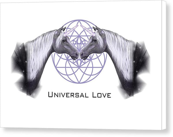 Universal Love Unicorns - Canvas Print