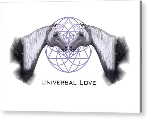 Universal Love Unicorns - Acrylic Print