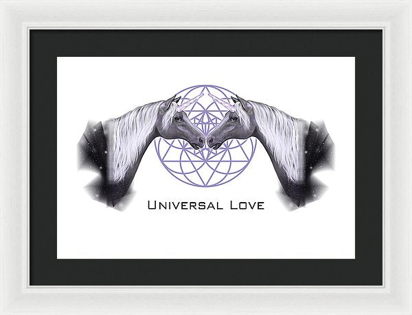 Universal Love Unicorns - Framed Print