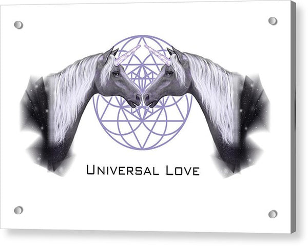 Universal Love Unicorns - Acrylic Print
