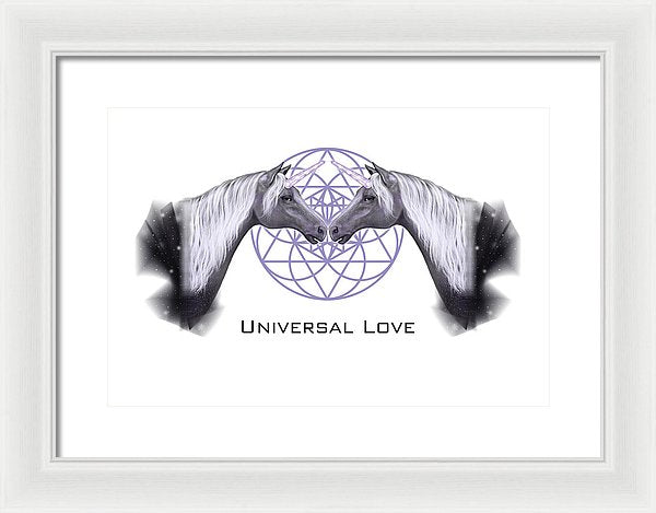 Universal Love Unicorns - Framed Print