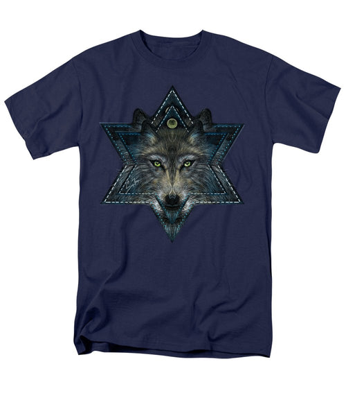 Wolf Star - Men's T-Shirt  (Regular Fit)