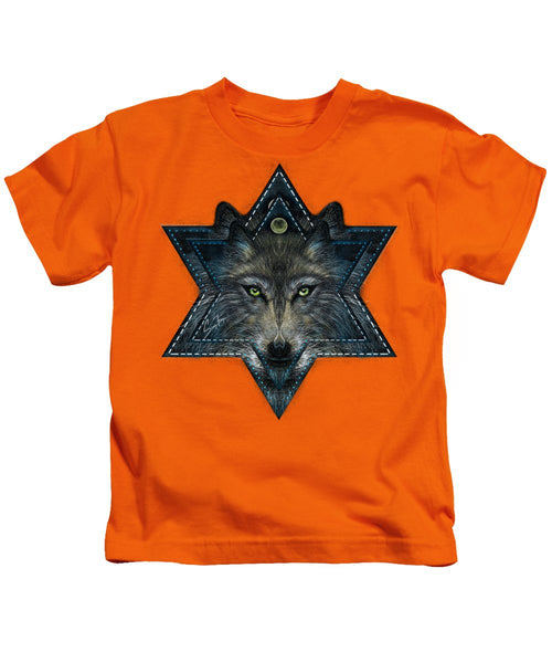 Wolf Star - Kids T-Shirt