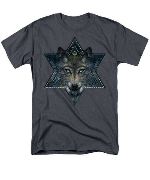 Wolf Star - Men's T-Shirt  (Regular Fit)
