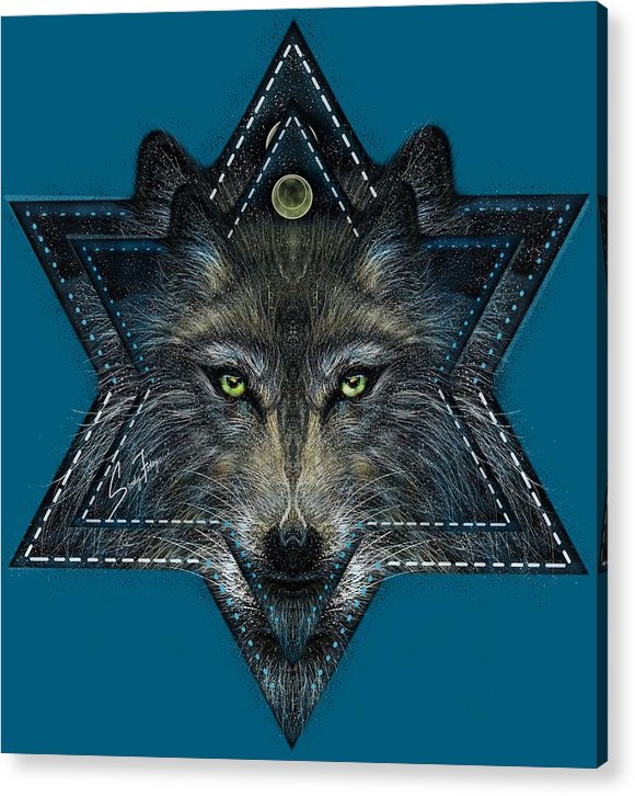 Wolf Star - Acrylic Print