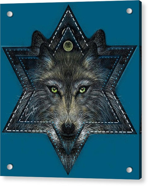 Wolf Star - Acrylic Print